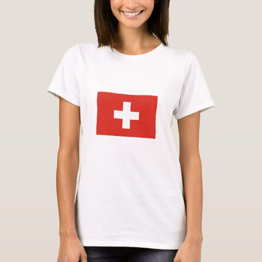 スイス国旗 Tシャツ (正面)