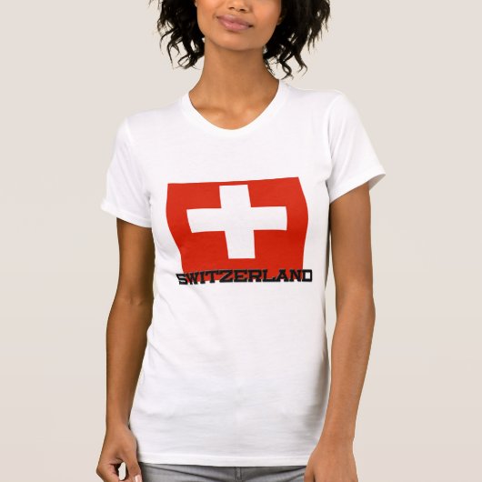 スイス国旗 Tシャツ (正面)