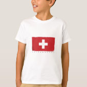 スイス国旗 Tシャツ (正面)