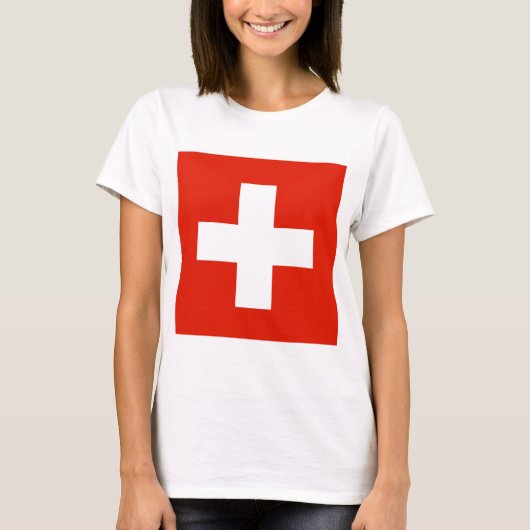 スイス国旗 Tシャツ (正面)