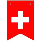 スイス国旗Schweizスイス バンティングフラッグ (第3の旗)