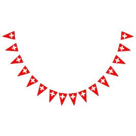 スイス国旗Schweizスイス バンティングフラッグ