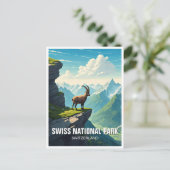 スイス国立公園スイス ポストカード (スタンド正面)