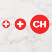 スイス国立日CHパーティー コンフェッティ (裏面)