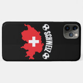 スイス地図サッカー Case-Mate iPhoneケース (裏面(横))