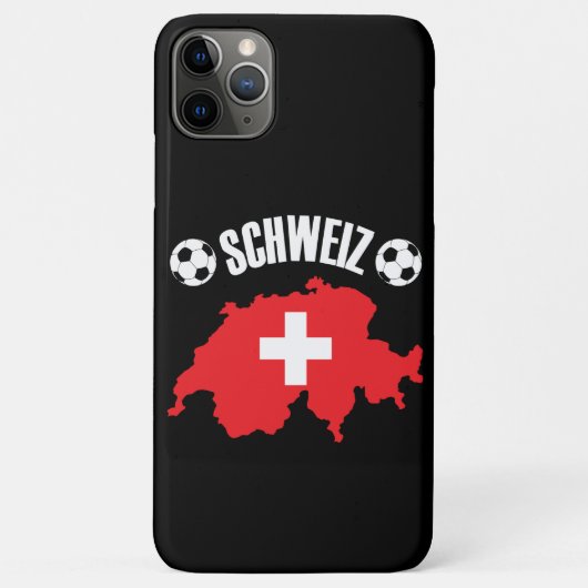 スイス地図サッカー Case-Mate iPhoneケース (裏面)