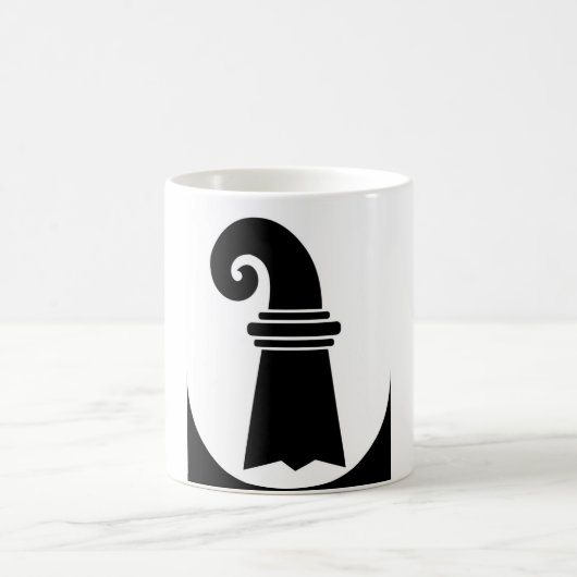 スイス地域カントン・バーゼル・シュタット国旗 コーヒーマグカップ (中央)