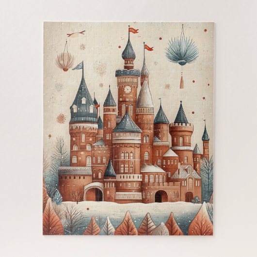 スイス城 ジグソーパズル (縦)