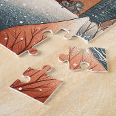 スイス城 ジグソーパズル (側面)