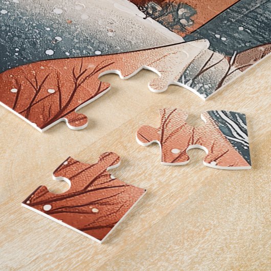 スイス城 ジグソーパズル (側面)