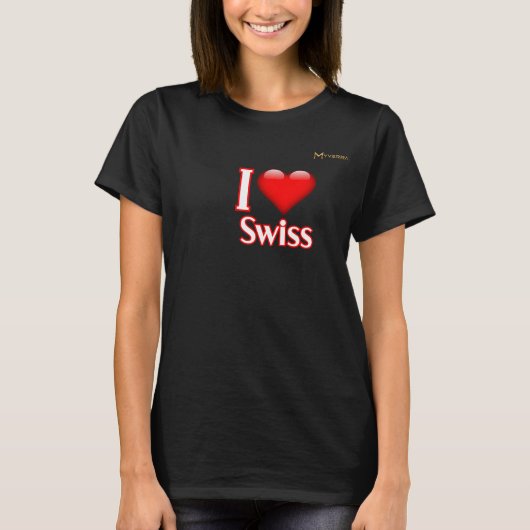 スイス大好き Tシャツ (正面)