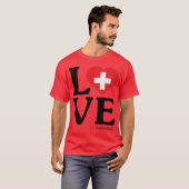 スイス好きな人へ ユーモアグッズ Tシャツ (正面フル)