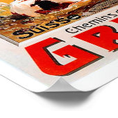 スイス山 ポスター (角)