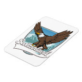 スイス旅行のロゴ マグネット (左側)