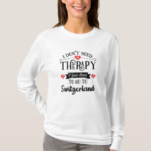 スイス旅行の贈り物に行くおもしろいだけ Tシャツ