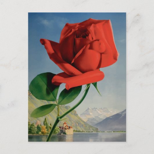 スイス旅行はがき ポストカード (正面)