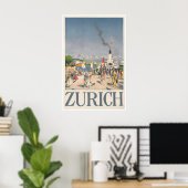 スイス旅行アート チューリッヒ ポスター印刷 ポスター (ホームオフィス)