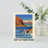 スイス旅行ポスター葉書 ポストカード (スタンド正面)