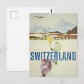 スイス旅行ポスター葉書 ポストカード (正面/裏面)