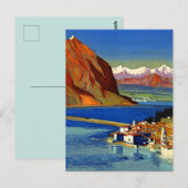 スイス旅行ポスター葉書 ポストカード (正面/裏面)