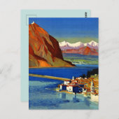 スイス旅行ポスター葉書 ポストカード (正面/裏面)