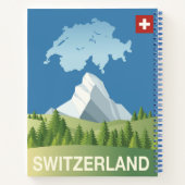 スイス旅行ポスター ノートブック (裏面)