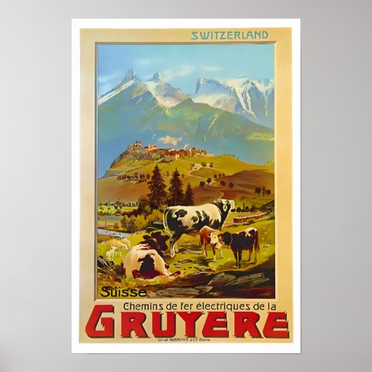 スイス旅行ポスター ポスター (正面)