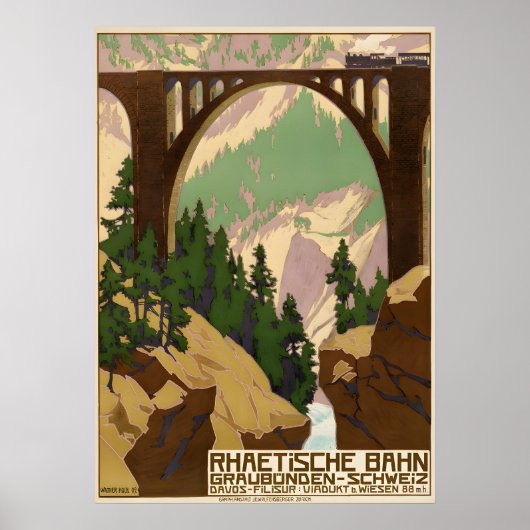 スイス旅行ポスター ポスター (正面)