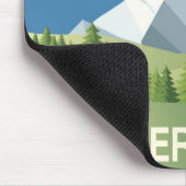 スイス旅行ポスター マウスパッド (コーナー)