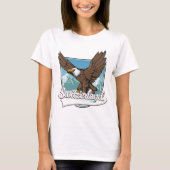 スイス旅行ロゴ Tシャツ (正面)