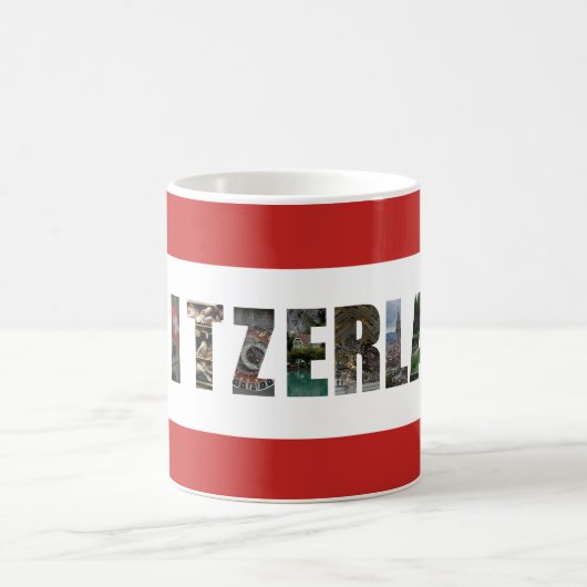 スイス旅行写真コーヒーマグ コーヒーマグカップ (中央)