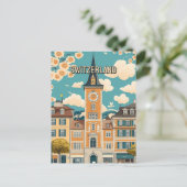 スイス旅行 ポストカード (スタンド正面)