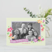 スイス点々のある母の日のグリーティングカード カード (スタンド正面)