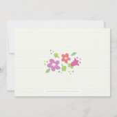 スイス点々のある母の日のグリーティングカード カード (裏面)