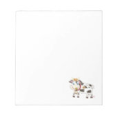 スイス牛のメモ帳 ノートパッド (正面)