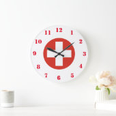 スイス空軍壁時計 ラージ壁時計 (ホーム)