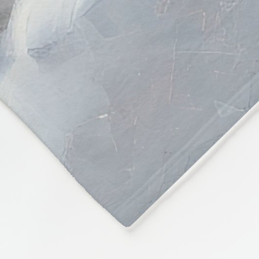 スイス素晴らしの山で雪のクリスマスを過ごす フリースブランケット (角)