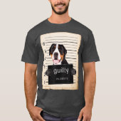 スイス素晴らしの山犬のマグが悪い犬を撃った Tシャツ (正面)