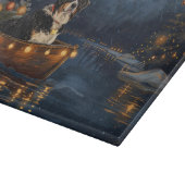 スイス素晴らしスマウンテンクリスマスフェスティバル航海 カッティングボード (角)