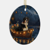 スイス素晴らしスマウンテンクリスマスフェスティバル航海 セラミックオーナメント (右)