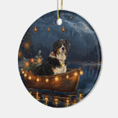 スイス素晴らしスマウンテンクリスマスフェスティバル航海 セラミックオーナメント (左)