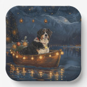 スイス素晴らしスマウンテンクリスマスフェスティバル航海 ペーパープレート (正面)