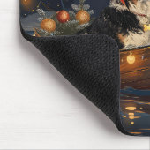 スイス素晴らしスマウンテンクリスマスフェスティバル航海 マウスパッド (コーナー)