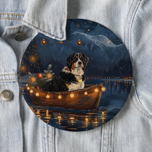 スイス素晴らしスマウンテンクリスマスフェスティバル航海 缶バッジ (インサイチュ)