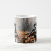 スイス素晴らしスマウンテン紅葉秋 コーヒーマグカップ (中央)