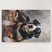 スイス素晴らしスマウンテン紅葉秋 ジグソーパズル (横)