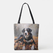 スイス素晴らしスマウンテン紅葉秋 トートバッグ (裏面)