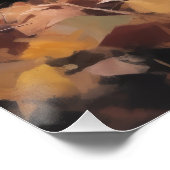 スイス素晴らしスマウンテン紅葉秋 ポスター (コーナー)