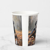 スイス素晴らしスマウンテン紅葉秋 紙コップ (右)