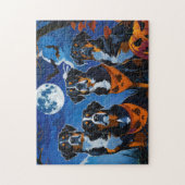 スイス素晴らしハロウィン不気味 ジグソーパズル (縦)